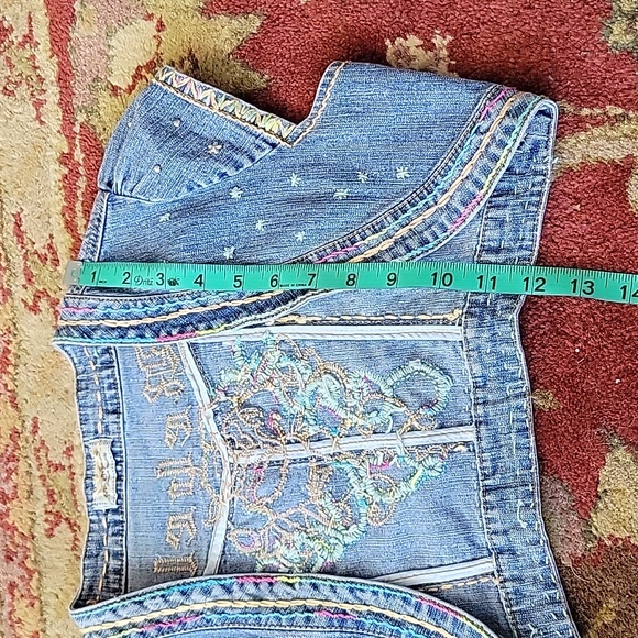 Y2K Embroidered denim bolero jacket, Rebel - Picture 9 of 9